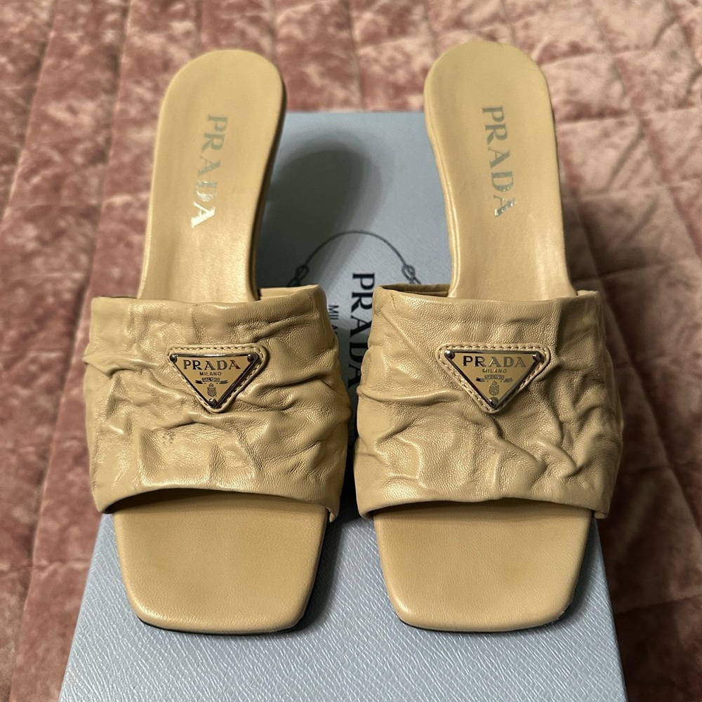 Prada Tan Women's Mules
